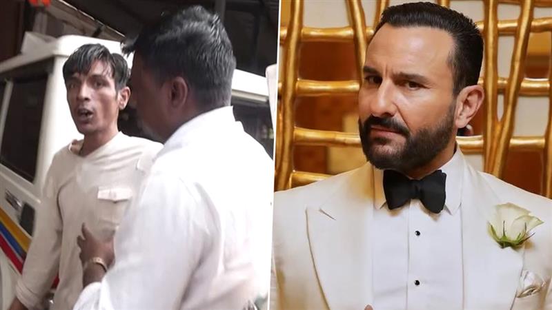 Saif Ali Khan stabbed: సైఫ్ అలీ ఖాన్‌పై దాడి చేసిన అనుమానితుడిని పట్టుకున్న పోలీసులు..బాంద్రా పోలీస్ స్టేషన్‌లో ఇంటరాగేషన్, వీడియో ఇదిగో