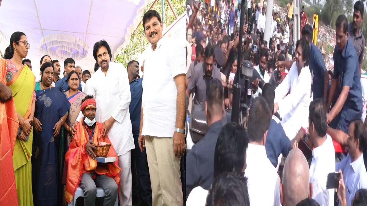 Pawan Kalyan:నంబూరులో స్వచ్ఛ ఆంధ్ర- స్వచ్ఛ దివస్..స్వచ్ఛ కార్మికులకు సన్మానం, స్వయంగా ట్రాక్టర్ నడిపిన డిప్యూటీ సీఎం పవన్ కళ్యాణ్