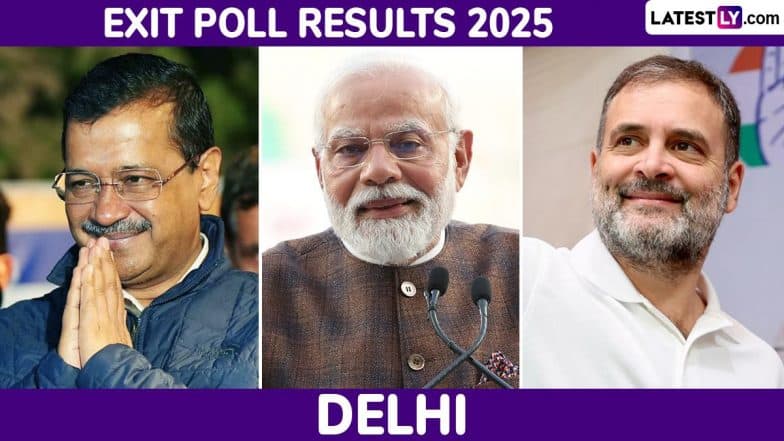 Delhi Exit Poll 2025 Results: ఢిల్లీ ఎగ్జిట్ పోల్ ఫలితాలు ఇవిగో, బీజేపీ అధికారంలోకి వస్తుందని తెలిపిన పి-మార్క్ ఎగ్జిట్ పోల్, కేజ్రీవాల్‌కి పరాభవం తప్పదని అంచనా