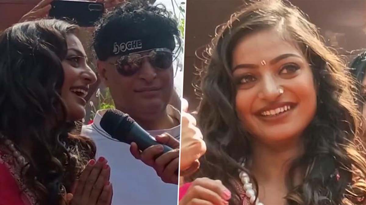 Monalisa Bhosle: కేరళలో మోనాలిసా భోస్లే.. చెమ్మన్నూర్ షోరూం ప్రారంభం, ఆల్ ది బెస్ట్ చెబుతూ భారీగా తరలివచ్చిన ప్రజలు