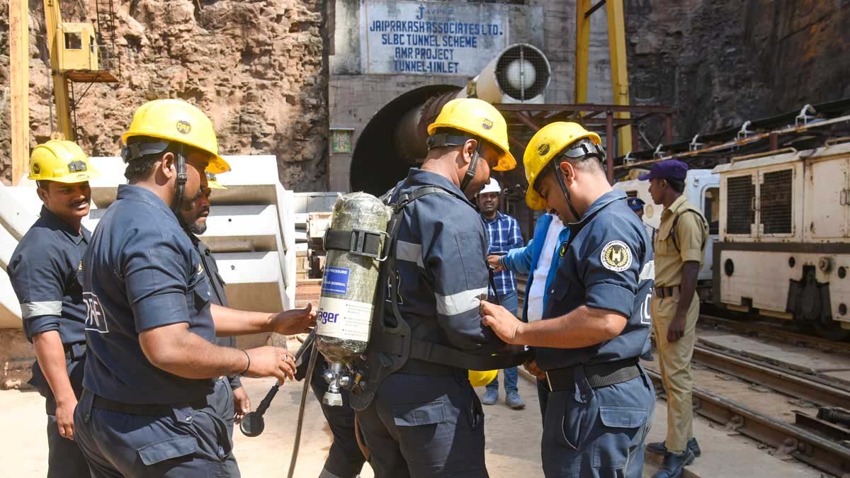 Telangana Tunnel Collapse Updates: ఎస్‌ఎల్‌బీసీ టన్నెల ప్రమాదం..6వ రోజుకు చేరిన రెస్క్యూ ఆపరేషన్, ఇంతవరకు లభ్యం కానీ 8 మంది ఆచూకీ