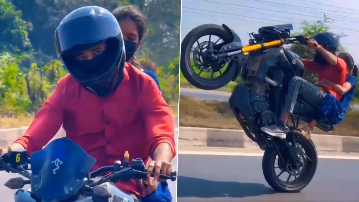 Valentines Day Stunts: వాలంటైన్ డే సందర్భంగా స్టంట్లు.. ఇవేం వెర్రి పనులు, వీడియో షేర్ చేసిన ఆర్టీసీ ఎండీ సజ్జనార్,మనోవేదనకు గురిచేయకండని ట్వీట్