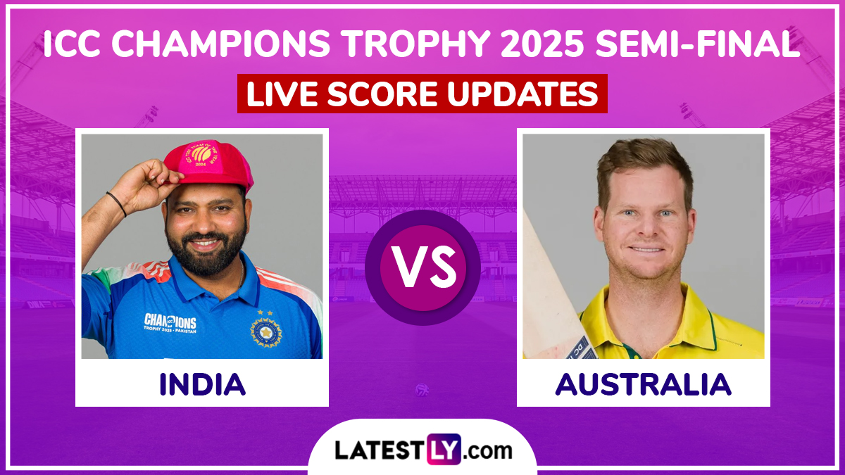 India vs Australia Semi-Final: ఛాంపియ‌న్స్ ట్రోఫీ సెమీఫైన‌ల్స్‌లో తిరుగులేని భారత్, ఈ సారి కొరకరాని కొయ్యగా మారిన ఆస్ట్రేలియా, గత పరాభవాలకు కసి తీర్చుకుంటుందా..