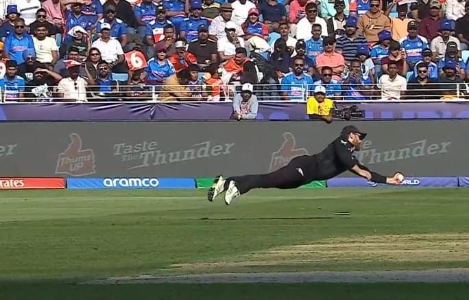 Kane Williamson Catch Video: కేన్ విలియమ్సన్ క్యాచ్ వీడియో ఇదిగో, ఎడమవైపుకు పక్షిలా దూకిన తీరుకు బిత్తరపోయిన రవీంద్ర జడేజా