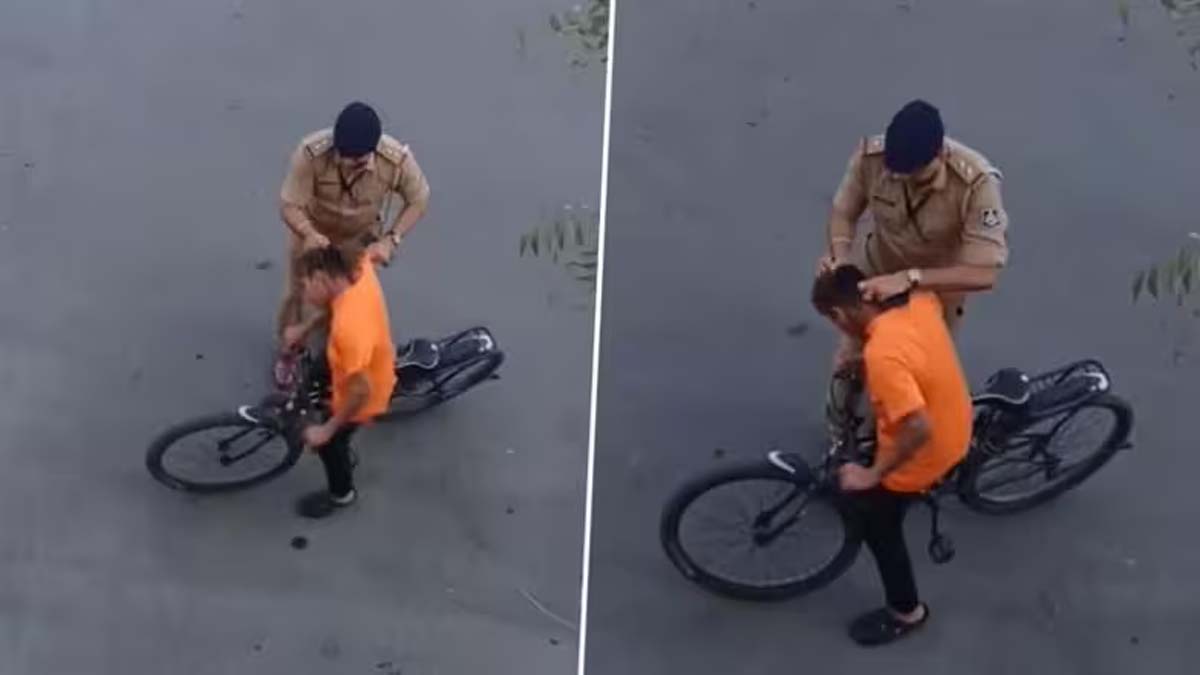 Gujarat Viral Video: ప్రధానమంత్రి నరేంద్ర మోదీ కాన్వాయ్ డ్రిల్ సందర్భంగా పోలీస్ అత్యుత్సాహం.. సైకిల్ తొక్కుతున్న బాలుడిపై దాడి, వీడియో ఇదిగో
