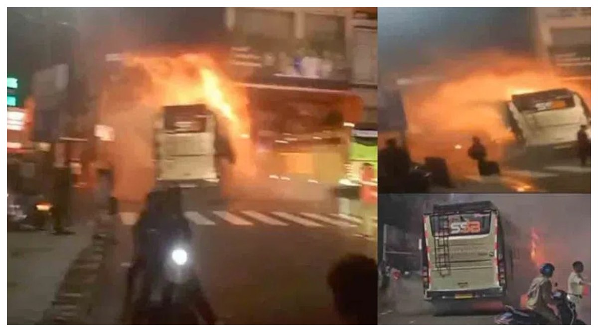 Hyderabad Fire: వీడియో ఇదిగో, ఎస్సార్‌నగర్‌లో ప్రైవేటు ట్రావెల్స్‌ బస్సులో ఒక్కసారిగా ఎగసిన మంటలు, ప్రయాణికులు సేఫ్, మంటల్లో బస్సు పూర్తిగా దగ్ధం