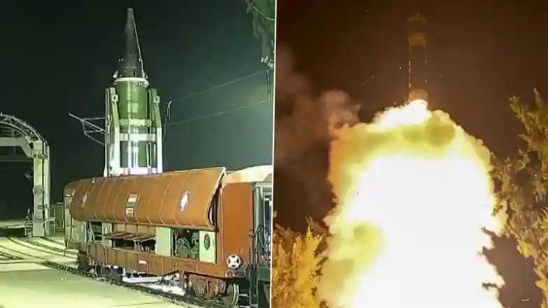 Agni-Prime Missile: అగ్ని-ప్రైమ్ క్షిపణి ప్రయోగం సక్సెస్, రైలు నుంచే శత్రు దేశాలపై గురి పెట్టి ముచ్చెమటలు పట్టించనున్న మిస్సైల్, వీడియో ఇదిగో..