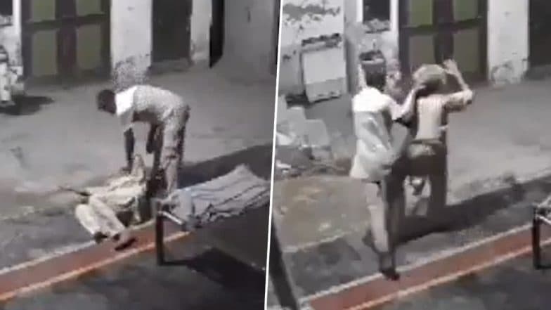 Baghpat Shocker: షాకింగ్ వీడియో ఇదిగో.. 80 ఏళ్ళ అమ్మమ్మను ఇంట్లోనే జుట్టుపట్టుకుని దారుణంగా కొట్టిన మనవడు,  ఇంటి నుండి బయటకు వెళ్లాలంటూ చిత్రహింసలు