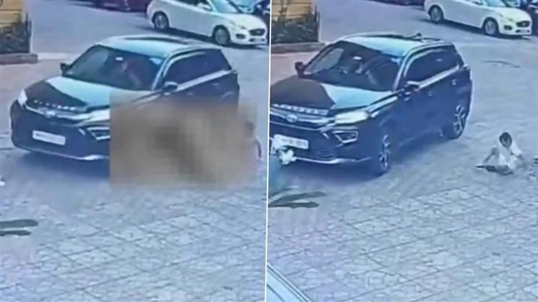 Accident Caught on Camera: వీడియో ఇదిగో, కాంపౌండ్‌లో ఆడుకుంటుండగా ఏడేళ్ల బాలుడి మీద నుంచి వెళ్లిన కారు, బాలుడికి కనీసం సహాయం కూడా చేయలేదని తల్లి ఆవేదన