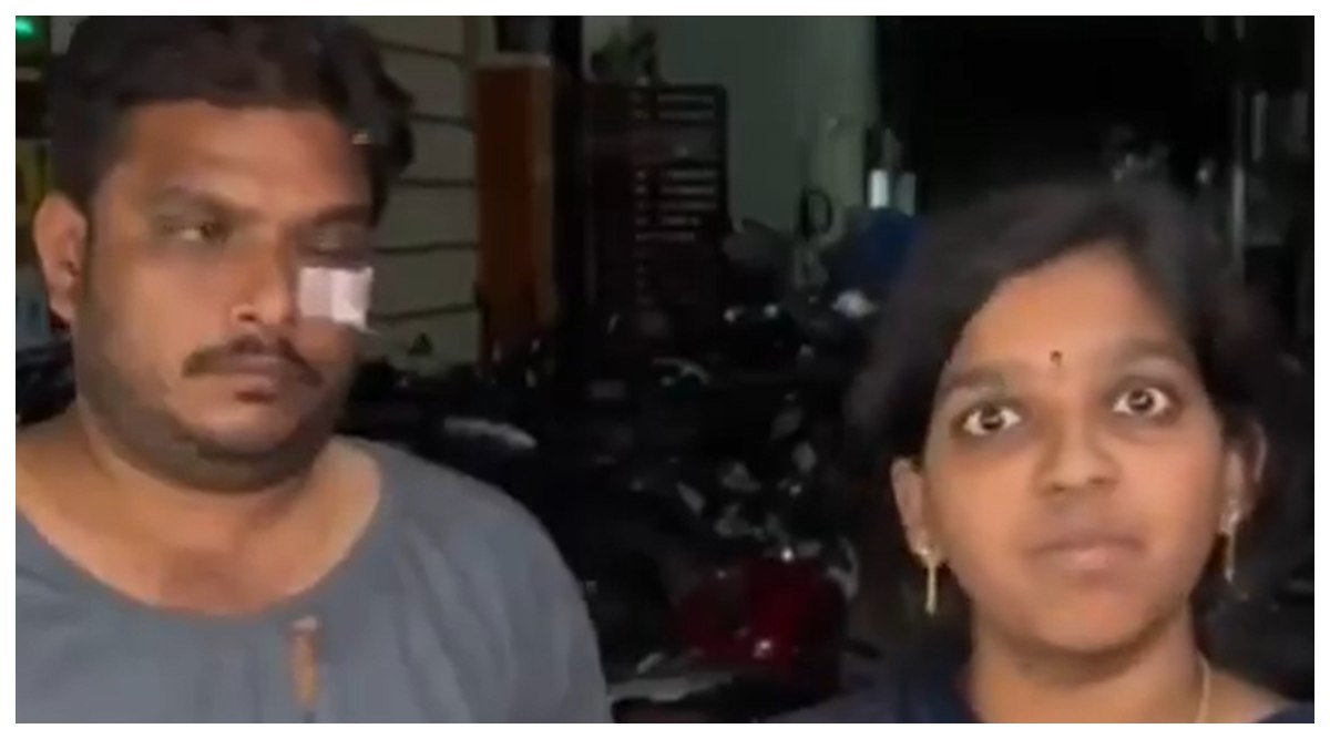 Hyderabad: వీడియో ఇదిగో, తమ ఇంటి ముందు బైకులు పార్క్ చేయొద్దని చెప్పినందుకు దంపతులపై 30 మంది హాస్టల్ యువకులు దాడి, కేసు నమోదు చేసిన పోలీసులు