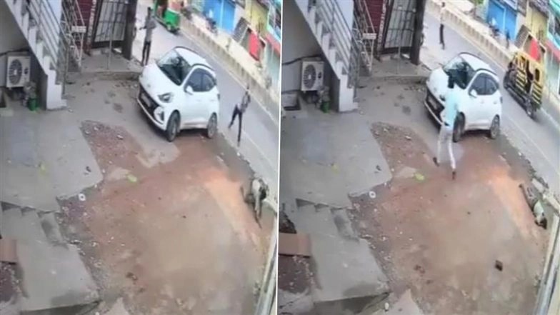 Murder Caught on Camera: పట్టపగలే నడిరోడ్డుపై దారుణ హత్య, డ్రైవర్ ని ఇటుకలతో కొట్టి చంపిన ఇద్దరు వ్యక్తులు, వీడియో సోషల్ మీడియాలో వైరల్