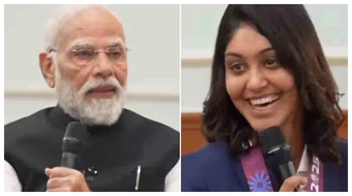 Harleen Deol asks PM Modi Skincare: వీడియో ఇదిగో, సర్, మీ స్కిన్ ఎప్పుడూ చాలా గ్లోగా ఉంటుంది, మీ స్కిన్‌కేర్ రొటీన్ ఏంటి? హర్‌లీన్ డియోల్ ప్రశ్నతో నవ్వుల్లో మునిగిన ప్రధాని మోదీ