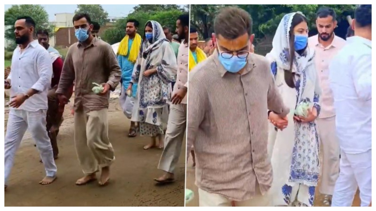 Virat Anushka Video: ప్రేమానంద్ జీ మహారాజ్ ఆశీర్వాదం కోసం బృందావన్‌ని సందర్శించిన విరాట్ కోహ్లీ, అనుష్క శర్మ.. వీడియో ఇదిగో..