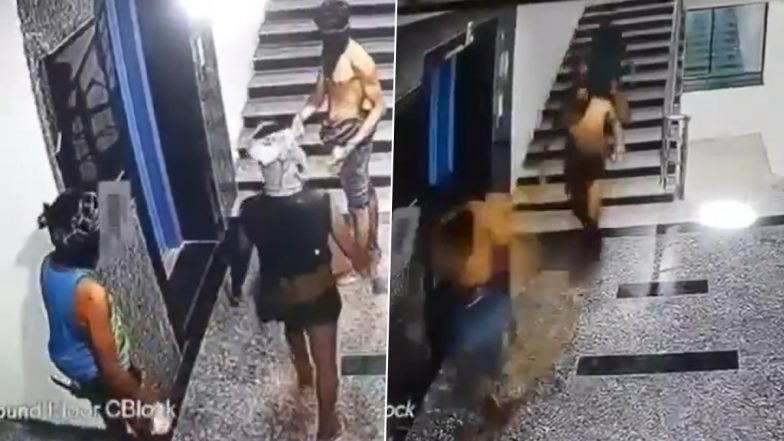 'Chaddi Gang' Caught on Camera: వీడియో ఇదిగో.. మణికొండలో 'చడ్డీ గ్యాంగ్' హల్‌చల్.. ఫెన్సింగ్ కట్ చేసి ఫ్లాట్‌లోకి దూరిన దొంగలు.. నగదు, వాచీలు చోరీ..