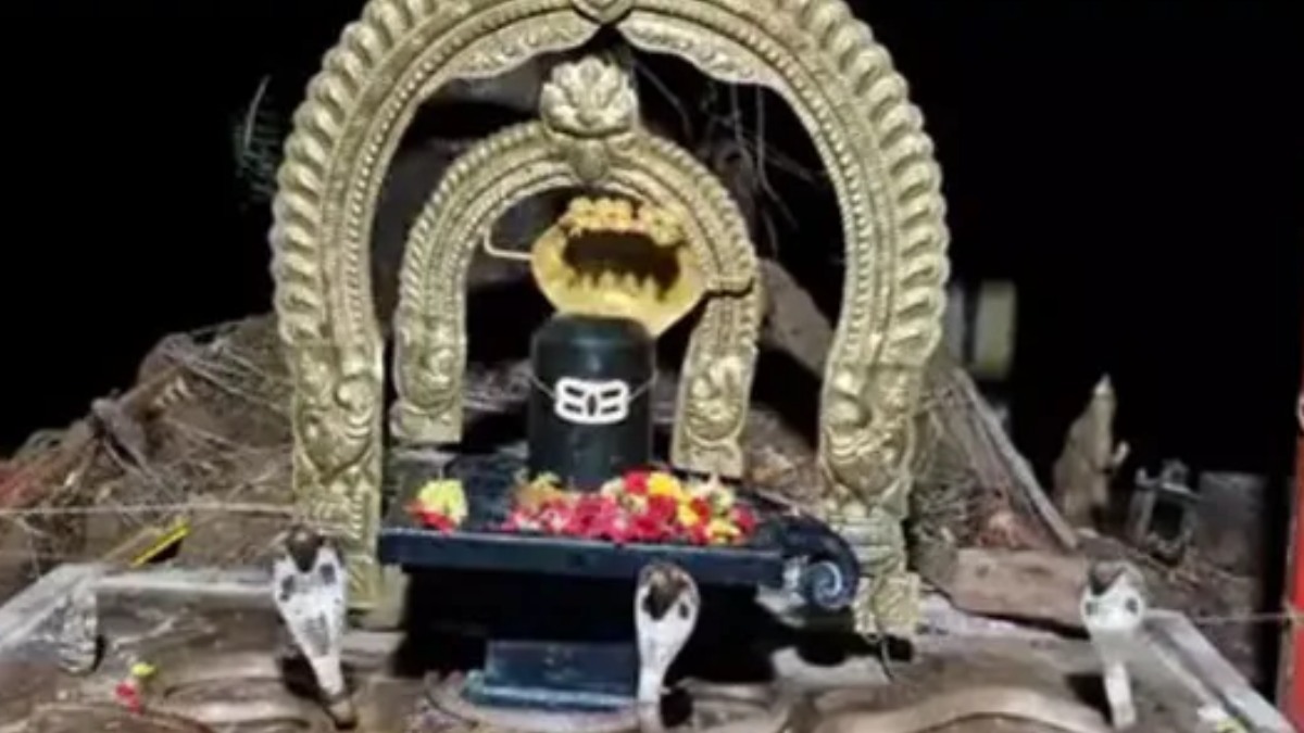 Nellore Temple Viral Video: వీడియో ఇదిగో.. నెల్లూరు శివాలయంలో అద్భుత దృశ్యం.. శివలింగం చుట్టూ మూడు నాగుపాములు ప్రదక్షిణ..