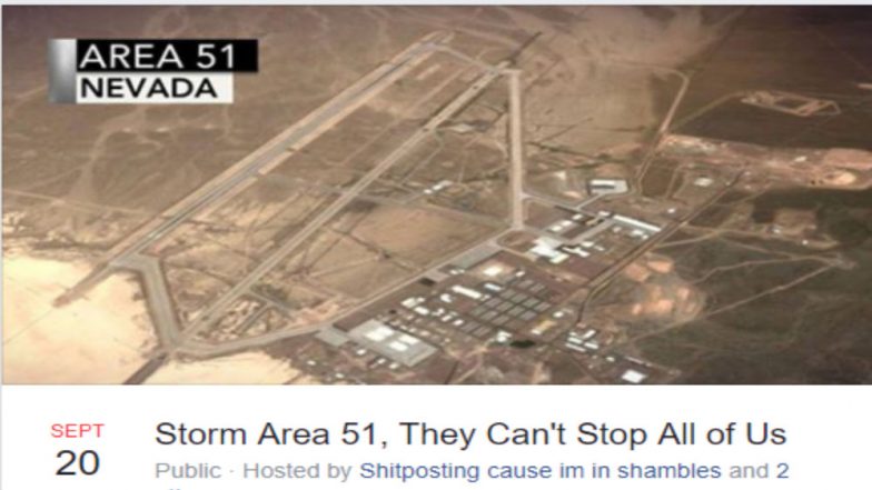 Storm Area 51:ఆ ప్రాంతంలో ఏలియన్స్ ను బంధించారా? ఎందుకు అమెరికా దానిని నిషిద్ధ ప్రాంతంగా ప్రకటించింది? ఆ ప్రాంతం విశేషాలకు సంబంధిన ఒక వివరణాత్మక కథనం. Storm Area 51:ఆ ప్రాంతంలో ఏలియన్స్ ను బంధించారా? ఎందుకు అమెరికా దానిని నిషిద్ధ ప్రాంతంగా ప్రకటించింది? ఆ ప్రాంతం విశేషాలకు సంబంధిన ఒక వివరణాత్మక కథనం.