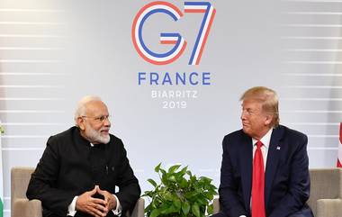 Trump Meets Modi at G7: జీ7 సదస్సులో భారత్ పైచేయి. జమ్మూ కాశ్మీర్ 'ద్వైపాక్షిక' అంశమే అని మరోసారి వ్యాఖ్యానించిన అమెరికా అధ్యక్షుడు డొనాల్డ్ ట్రంప్. భారత ప్రధానితో వివిధ అంశాలపై చర్చ