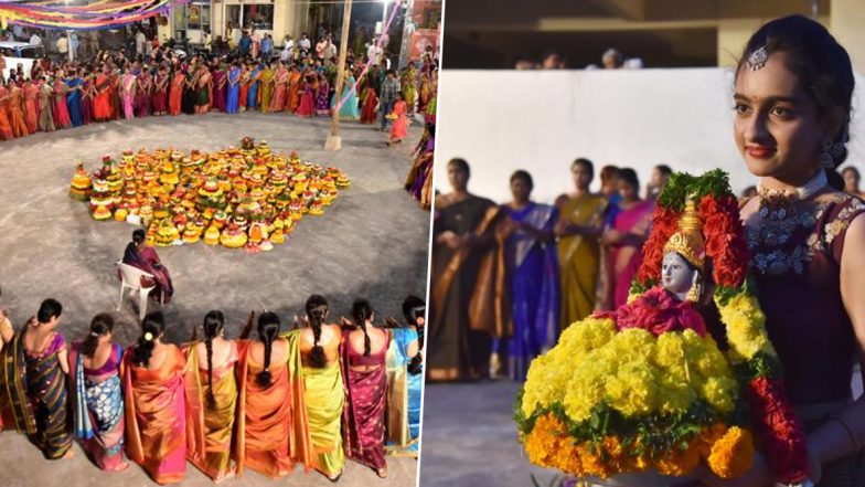 Bathukamma 2019: తెలంగాణలో బతుకమ్మ సంబరాలు, సెప్టెంబర్ 28 నుంచి అక్టోబర్ 06 వరకు కొనసాగనున్న వేడుకలు, పూర్తి సమాచారం Bathukamma 2019: తెలంగాణలో బతుకమ్మ సంబరాలు, సెప్టెంబర్ 28 నుంచి అక్టోబర్ 06 వరకు కొనసాగనున్న వేడుకలు, పూర్తి సమాచారం