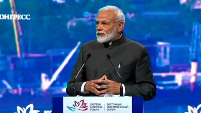 Modi Announces Credit of $1 Billion: తూర్పు ఏసియా అభివృద్ధి కోసం భారత్ తరఫున రష్యాకు 1 బిలియన్ డాలర్ల రుణాన్ని ప్రకటించిన ప్రధాని నరేంద్ర మోదీ. Modi Announces Credit of $1 Billion: తూర్పు ఏసియా అభివృద్ధి కోసం భారత్ తరఫున రష్యాకు 1 బిలియన్ డాలర్ల రుణాన్ని ప్రకటించిన ప్రధాని నరేంద్ర మోదీ.