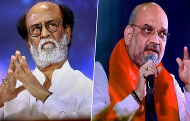 Rajinikanth vs Amit Shah on Hindi Row: అమిత్ షా.. బలవంతంగా హిందీని మాపై రుద్దవద్దు, తమిళులు హిందీ అంగీకరించే ప్రసక్తే లేదు, నీ ప్రయత్నం మానుకో, హోం మంత్రి వ్యాఖ్యలకు సూపర్‌స్టార్ రజినీ‌కాంత్ కౌంటర్