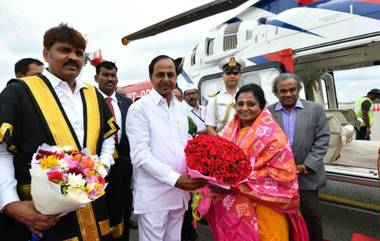 Tamilisai Sworn in As Telangana Governor:తెలంగాణ రాష్ట్ర గవర్నర్‌గా బాధ్యతలు స్వీకరించిన తమిళిసై సౌందరరాజన్, ఈరోజు సాయంత్రం తెలంగాణ కేబినేట్ విస్తరణ,  నూతన గవర్నర్ సమక్షంలో నూతన మంత్రుల ప్రమాణ స్వీకారం.