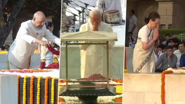 Gandhi Jayanti 2019: గాంధీజీ 150 జయంతి ఉత్సవాలు, దేశవ్యాప్తంగా 'మహత్మునికి' ఘనమైన నివాళి , రాజ్ ఘాట్ వద్ద నివాళులు అర్పించిన రాష్ట్ర పతి రామ్నాథ్ కోవింద్, ప్రధాని నరేంద్ర మోదీ