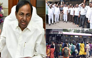 TS RTC Strike Stir: ఆర్టీసీ విలీనం లేదు, పోటీ ఉండాలంటే ప్రైవేటీకరణ జరగాలి, ప్రధాని మోదీ ఆలోచనలనే ఆచరణలో పెడుతున్నామన్న సీఎం కేసీఆర్, రాష్ట్ర బీజేపీ మరియు కాంగ్రెస్ పార్టీల వైఖరిపై మండిపాటు