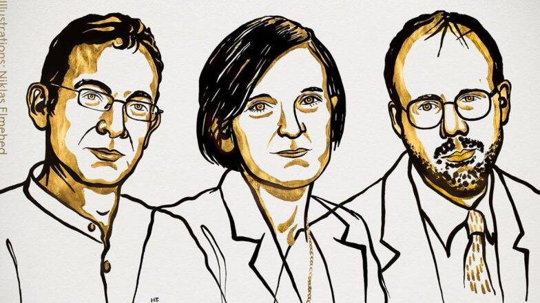 Nobel Prize Winners 2019: నోబెల్ పురస్కారానికి మరో భారతీయుడు, ఆర్థిక శాస్త్రంలో అమర్త్యసేన్ తరువాత అభిజిత్ బెనర్జీకి నోబెల్ ఫ్రైజ్, అభినందనలు తెలిపిన ప్రముఖులు Nobel Prize Winners 2019: నోబెల్ పురస్కారానికి మరో భారతీయుడు, ఆర్థిక శాస్త్రంలో అమర్త్యసేన్ తరువాత అభిజిత్ బెనర్జీకి నోబెల్ ఫ్రైజ్, అభినందనలు తెలిపిన ప్రముఖులు