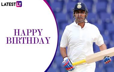 Happy Birthday Sehwag: మోస్ట్ డేంజరస్ బ్యాట్స్‌మెన్ వీరూకి పుట్టిన రోజు శుభాకాంక్షలు, మిస్టర్ ట్రిపుల్ అంటూ అర్ధరాత్రి బర్త్‌డే శుభాకాంక్షలు తెలిపిన బీసీసీఐ, నిజజీవితంలోనూ సెహ్వాగ్ మంచి మనసున్న మారాజే