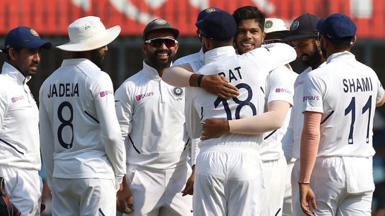 INDIA vs BANGLADESH: మూడు రోజుల్లోనే బంగ్లా ఖేల్ ఖతం, తొలి టెస్టులో బంగ్లాదేశ్పై 130 పరుగులు మరియు ఇన్నింగ్స్ తేడాతో భారత్ ఘన విజయం INDIA vs BANGLADESH: మూడు రోజుల్లోనే బంగ్లా ఖేల్ ఖతం, తొలి టెస్టులో బంగ్లాదేశ్పై 130 పరుగులు మరియు ఇన్నింగ్స్ తేడాతో భారత్ ఘన విజయం