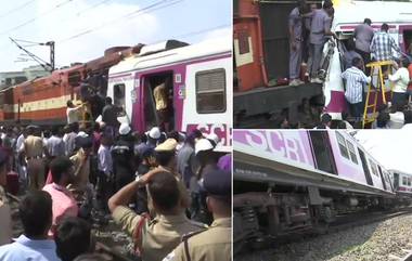 MMTS Train Crash: కాచిగూడ ఎంఎంటీఎస్ ప్రమాద ఘటనలో ఇంకా క్యాబిన్‌లోనే ఉండి పోయిన లోకో పైలట్, బయటకు తీసేందుకు విశ్వ ప్రయత్నాలు చేస్తున్న రెస్క్యూ సిబ్బంది, సురక్షితంగానే ఉన్నాడంటున్న అధికారులు