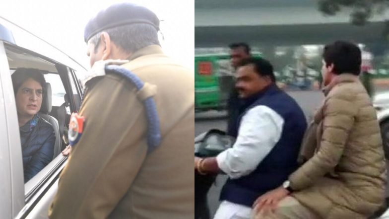 Priyanka Gandhi Heckling Row: పోలీసులపై మండి పడిన ప్రియాంక గాంధీ, గొంతు పట్టుకున్నారంటూ సంచలన వ్యాఖ్యలు, సోషల్ మీడియా పుకార్లను నమ్మవద్దంటున్న పోలీసులు, అసలేం జరిగింది ? Priyanka Gandhi Heckling Row: పోలీసులపై మండి పడిన ప్రియాంక గాంధీ, గొంతు పట్టుకున్నారంటూ సంచలన వ్యాఖ్యలు, సోషల్ మీడియా పుకార్లను నమ్మవద్దంటున్న పోలీసులు, అసలేం జరిగింది ?