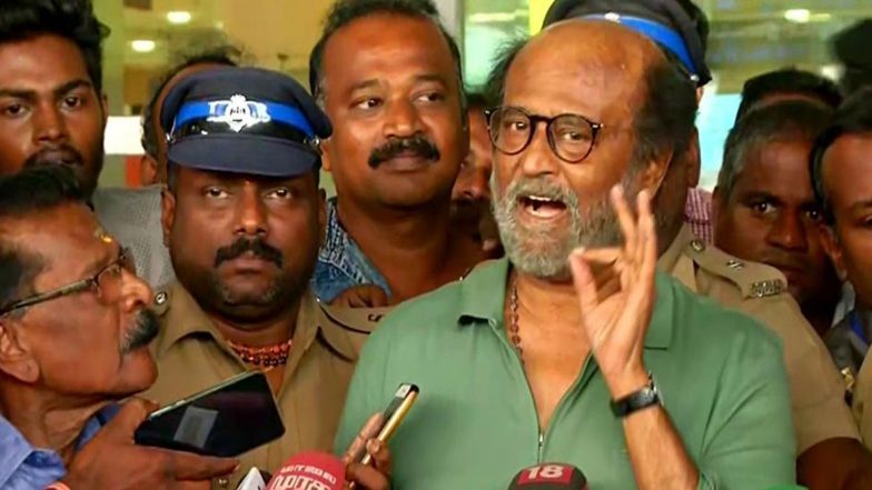 Rajinikanth Political Suspense: అభిమానులతో రజినీకాంత్ రేపు కీలక భేటీ, రాజకీయ ప్రవేశంపై సస్పెన్స్ వీడే అవకాశం, సమావేశానికి అనుమతి కావాలని కోడంబాకం పోలీసులకు లేఖ రాసిన రజనీ ఫ్యాన్స్ Rajinikanth Political Suspense: అభిమానులతో రజినీకాంత్ రేపు కీలక భేటీ, రాజకీయ ప్రవేశంపై సస్పెన్స్ వీడే అవకాశం, సమావేశానికి అనుమతి కావాలని కోడంబాకం పోలీసులకు లేఖ రాసిన రజనీ ఫ్యాన్స్