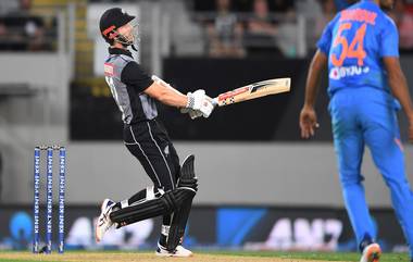 NZ vs Ind 1st T20: భారత్ విజయ లక్ష్యం 204 పరుగులు , తొలి టీ20 మ్యాచ్‌లో అదరగొట్టిన కివీస్ బ్యాట్స్‌మెన్, ముగ్గురు అర్ధ సెంచరీలు