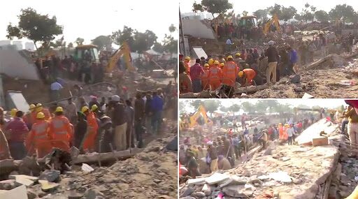 Mohali Building Collapse: పంజాబ్లో ఘోర ప్రమాదం, కుప్పకూలిన మూడంతస్తుల భవనం, ఏడుగురిని కాపాడిన సహాయక బృందం, కొనసాగుతున్న సహాయక చర్యలు Mohali Building Collapse: పంజాబ్లో ఘోర ప్రమాదం, కుప్పకూలిన మూడంతస్తుల భవనం, ఏడుగురిని కాపాడిన సహాయక బృందం, కొనసాగుతున్న సహాయక చర్యలు