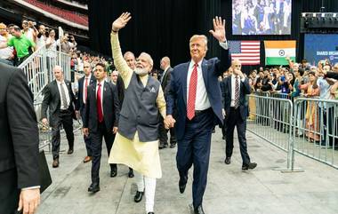 Kem Chho Trump: హౌడీ మోదీని గుర్తు చేసేలా కెమ్‌ ఛో ట్రంప్‌, 3 గంటల పర్యటనకు రూ.100 కోట్లు ఖర్చు చేయనున్న గుజరాత్ ప్రభుత్వం, నమస్తే డొనాల్డ్ ట్రంప్‌ పేరు మార్చిన ప్రధాని మోదీ సర్కారు