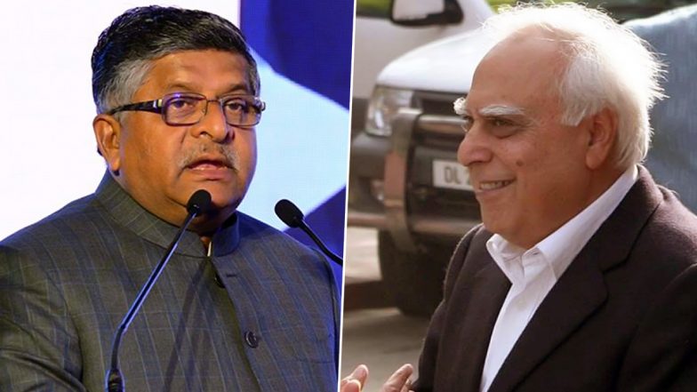'RajDharma' Row: వాజ్ పేయినే లెక్క చేయలేదు..మీకు మేమెంత, రవి శంకర్ ప్రసాద్కి కౌంటర్ విసిరిన కపిల్ సిబాల్, అధికార, ప్రతిపక్షాల మధ్య వేడెక్కిన ‘రాజధర్మ’ వార్ 'RajDharma' Row: వాజ్ పేయినే లెక్క చేయలేదు..మీకు మేమెంత, రవి శంకర్ ప్రసాద్కి కౌంటర్ విసిరిన కపిల్ సిబాల్, అధికార, ప్రతిపక్షాల మధ్య వేడెక్కిన ‘రాజధర్మ’ వార్