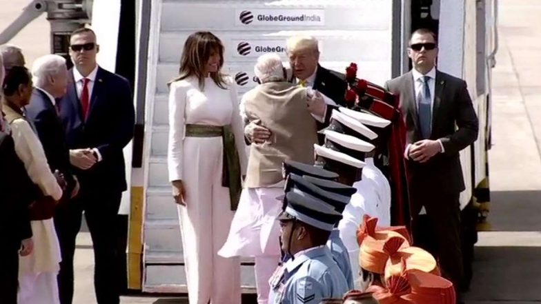 Donald Trump Arrived: భారత్ చేరుకున్న డొనాల్డ్ ట్రంప్, అహ్మదాబాద్ అంతర్జాతీయ విమానాశ్రయంలో ల్యాండ్ అయిన ట్రంప్ ఎయిర్ ఫోర్స్ వన్ విమానం