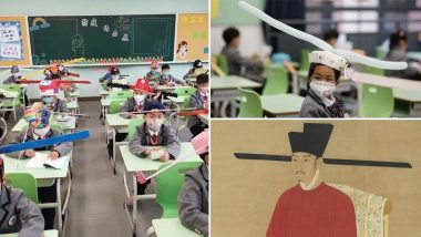 Schools Reopened in China: విద్యార్థులకు కొత్తగా డీఐవై టోపీలు, చైనాలో తిరిగి ప్రారంభమైన స్కూళ్లు, సోషల్‌ మీడియాలో వైరల్‌ అవుతున్న విద్యార్థుల ఫోటోలు