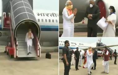 PM Modi's Tour: అంఫాన్ సైక్లోన్ కల్లోలం, 83 రోజుల తర్వాత మమతా ఇలాకాలో అడుగుపెట్టిన ప్రధాని మోదీ, స్వాగతం పలికిన వెస్ట్ బెంగాల్ సీఎం, అంఫాన్ ప్రభావంపై ఒడిషా, పశ్చిమ బెంగాల్ సీఎంలతో సమీక్ష సమావేశాలు