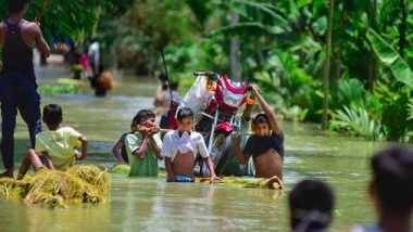 Assam Floods: ఉగ్రరూపం దాల్చిన బ్రహ్మపుత్ర నది, అసోం వరదల్లో 85కు చేరిన మృతుల సంఖ్య, 70 ల‌క్ష‌ల మందిపై వరదల ప్రభావం, అసోం సీఎం సోనోవాల్‌కు ప్రధాని మోదీ ఫోన్