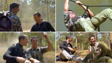 #IntoTheWildWithBearGrylls: అడవిలో అక్షయ్ కుమార్ ఒళ్లు గగుర్పొడిచే సాహసం, into the wild with bear grylls కోసం బేర్ గ్రిల్స్‌తో కలిసి రిస్క్ చేస్తున్న అక్షయ్, సెప్టెంబ‌ర్ 14న డిస్క‌వరీ ఛానెల్‌లో ఎపిసోడ్ ప్ర‌సారం