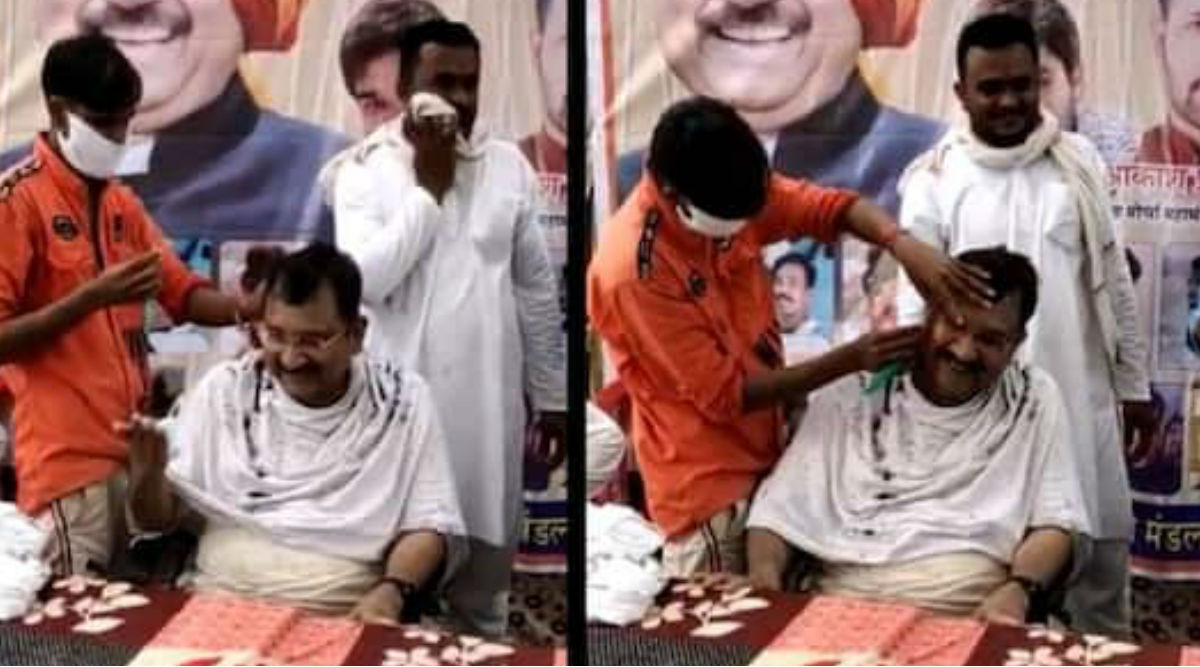 Madhya Pradesh Barber: స్టేజ్ మీదనే మంత్రికి హెయిర్‌క‌ట్‌, షేవింగ్, సెలూన్ షాపు పెట్టుకోమంటూ వెంటనే రూ. 60 వేలు సాయం చేసిన మధ్యప్రదేశ్ అటవీ శాఖ మంత్రి విజ‌య్ షా
