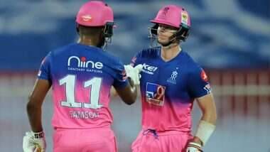 RR vs CSK Stat Highlights IPL 2020: చెన్నైని గెలిపించలేకపోయిన ధోనీ హ్యట్రిక్ సిక్సర్లు, 16 పరుగుల తేడాతో విజయం సాధించి శుభారంభం చేసిన రాజస్తాన్‌ రాయల్స్‌