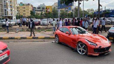 Ferrari Car Accident: హైదరాబాద్‌లో వరుస కార్ల ప్రమాదాలు, మాదాపూర్‌లో ఫెరారీ కారు బీభత్సం, ట్యాంక్‌బండ్ మీద నిసాన్ కారు పల్టీలు, కొత్తపేట రైతు బజారు వద్ద వ్యక్తిని ఢీకొట్టిన కారు