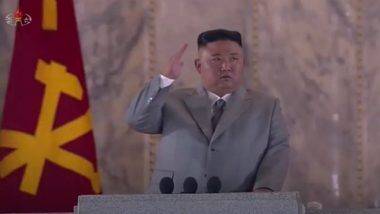 Kim Jong-un: కన్నీరు కార్చిన కిమ్ జోంగ్-ఉన్, ఇచ్చిన మాటను నిలబెట్టుకోలేకపోయానంటూ ఆవేదన, ఉత్తరకొరియా కమ్యునిస్టు పార్టీ ఏర్పాటై 75 సంత్సరాలు సందర్భంగా భారీ ఖండాంతర క్షిపణిని ప్రదర్శించిన ఉత్తర కొరియా