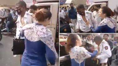 Woman Assaults Traffic Police: ట్రాఫిక్ కానిస్టేబుల్‌పై మహిళ దాడి, అసభ్యకరంగా మాట్లాడుతున్నాడంటూ ఆరోపణ, పలు సెక్షన్ల కింద మహిళపై కేసు నమోదు చేసిన ముంబై పోలీసులు,