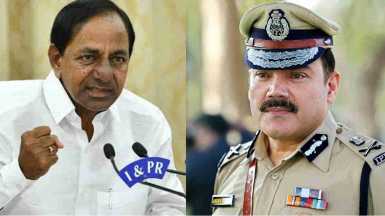 GHMC Elections 2020: హైదరాబాద్లో అల్లర్లకు కుట్ర, కఠినచర్యలు తప్పవని హెచ్చరించిన సీపీ అంజనీకుమార్, పోలీసులకు పూర్తి స్వేచ్ఛ ఇస్తున్నామని తెలిపిన తెలంగాణ సీఎం కేసీఆర్ GHMC Elections 2020: హైదరాబాద్లో అల్లర్లకు కుట్ర, కఠినచర్యలు తప్పవని హెచ్చరించిన సీపీ అంజనీకుమార్, పోలీసులకు పూర్తి స్వేచ్ఛ ఇస్తున్నామని తెలిపిన తెలంగాణ సీఎం కేసీఆర్