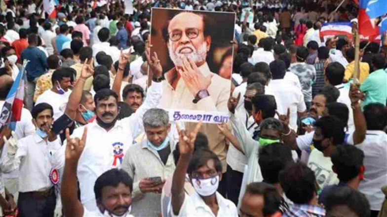 Tamil Nadu Polls: బీజేపీకి షాకిచ్చిన రజినీకాంత్ అభిమానులు, స్టాలిన్ పార్టీ డీఎంకే కండువా కప్పుకున్న అభిమానులు, మీ ఇష్టం ఏ పార్టీలోనైనా చేరండని తెలిపిన ర‌జ‌నీ మ‌క్క‌ల్ మంద్ర‌మ్ టీమ్