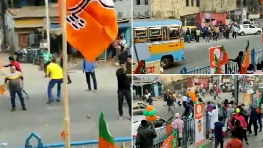 West Bengal Polls: బీజేపీ కార్యకర్తలపై రాళ్లు రువ్విన దుండుగులు, డివైడర్ చాటున దాక్కున్న బీజేపీ నేతలు, భారతీయ జనతా పార్టీని వాషింగ్ మెషిన్తో పోల్చిన మమతా బెనర్జీ, నందిగ్రామ్ నుండి అసెంబ్లీకి పోటీకి సై అంటున్న దీదీ West Bengal Polls: బీజేపీ కార్యకర్తలపై రాళ్లు రువ్విన దుండుగులు, డివైడర్ చాటున దాక్కున్న బీజేపీ నేతలు, భారతీయ జనతా పార్టీని వాషింగ్ మెషిన్తో పోల్చిన మమతా బెనర్జీ, నందిగ్రామ్ నుండి అసెంబ్లీకి పోటీకి సై అంటున్న దీదీ